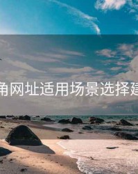 海角网址适用场景选择建议