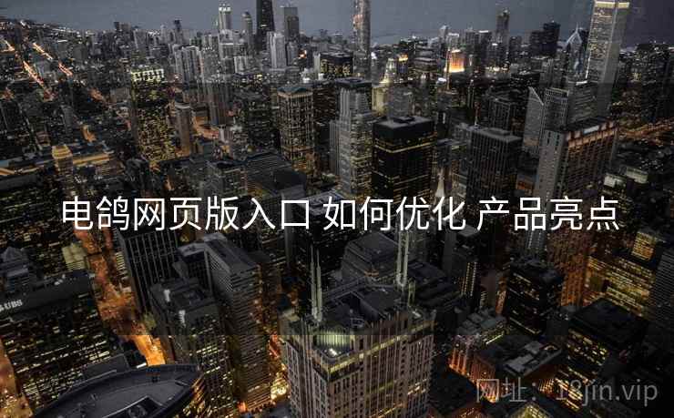 电鸽网页版入口 如何优化 产品亮点