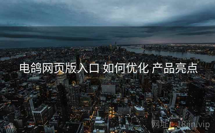 电鸽网页版入口 如何优化 产品亮点