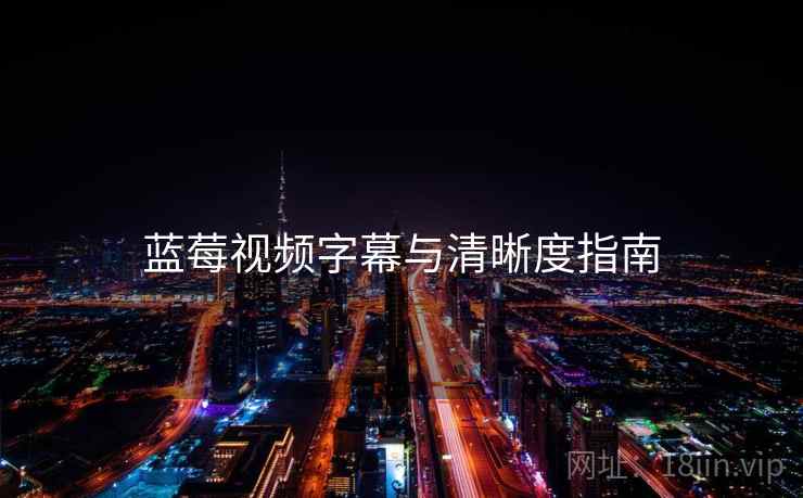 蓝莓视频字幕与清晰度指南