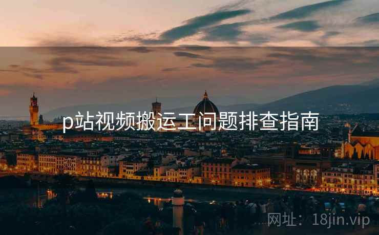 p站视频搬运工问题排查指南