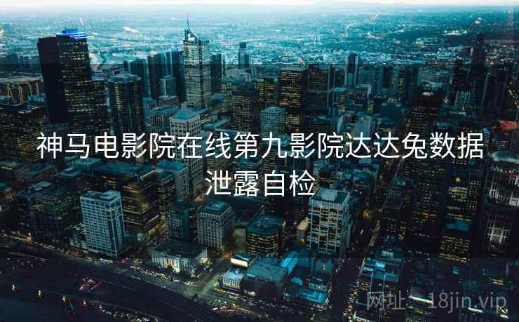 神马电影院在线第九影院达达兔数据泄露自检