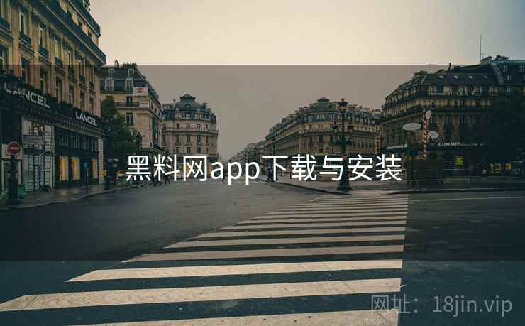 黑料网app下载与安装