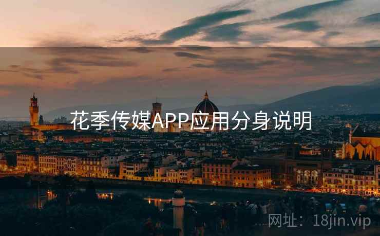 花季传媒APP应用分身说明