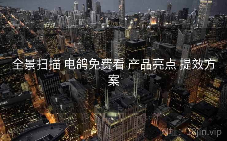 全景扫描 电鸽免费看 产品亮点 提效方案