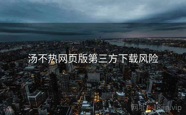 汤不热网页版第三方下载风险
