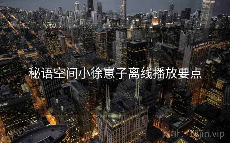 秘语空间小徐崽子离线播放要点