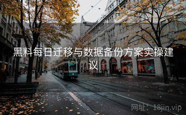 黑料每日迁移与数据备份方案实操建议